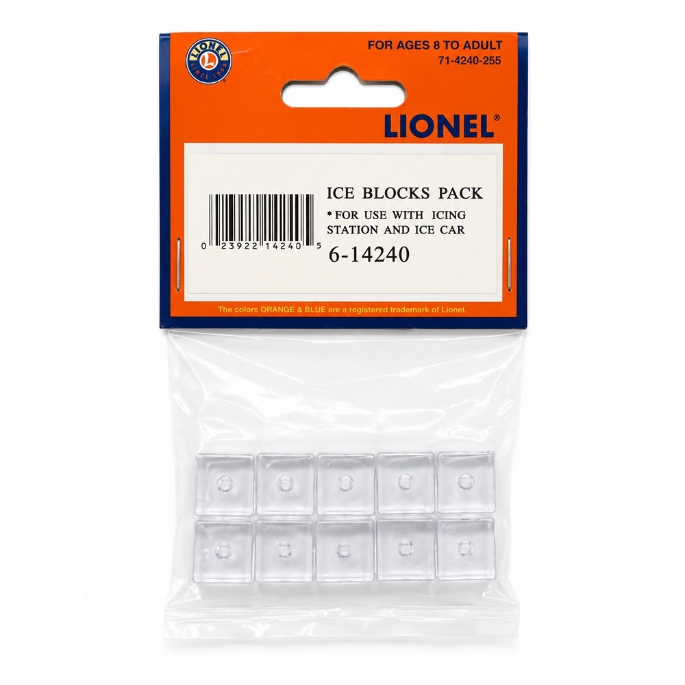 O Scale Lionel 6-14240 Ice Blocks 10 Pack For Icing Station And Ice Car Sealed